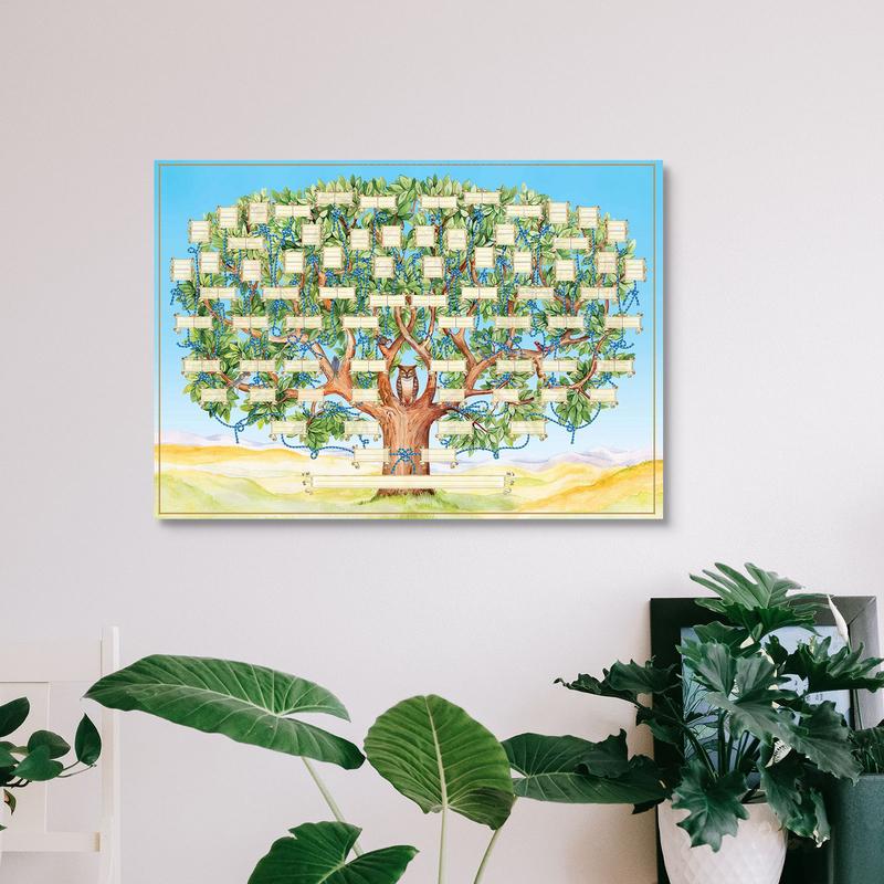 Fillable Family Tree Chart 6 G - đánh giá và giá Family Tree Print