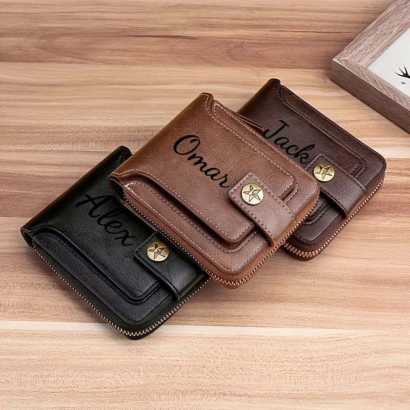 Custom Name Men's Wallet Gift  - đánh giá và giá Personalized Name Box